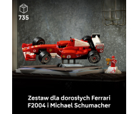 LEGO ICONS 11375 Ferrari F2004 i Michael Schumacher - 1489543 - zdjęcie 4